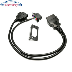 OBD2 16Pin 1ชายคู่หญิง Baffle OBD 2 Auto Car Diagnostic Cable อะแดปเตอร์ OBD2ซ็อกเก็ต - Product Image 2