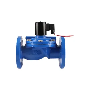 Flange Solenoid Operated Directional Control Valves for Refrigerator Wireless Garden Irrigation Truck Water Cast Iron 1 Piece