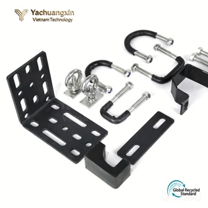 Black Safety <b>Hook</b> Set With Stainless Steel Bolts And Mounting Brackets For General Industry Use - Product Image 5
