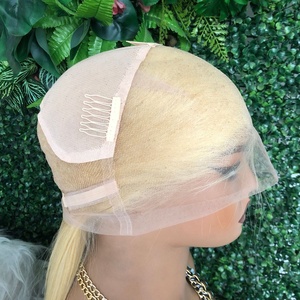 <span class=keywords><strong>Parrucca</strong></span> <span class=keywords><strong>Bionda</strong></span> 613 Full Lace in <span class=keywords><strong>Capelli</strong></span> Umani, Densità 180%, Pre-Plucked con Baby Hair, Nodi Sbiancati, 100% <span class=keywords><strong>Capelli</strong></span> Umani Vergini Non Trattati - Product Image 3