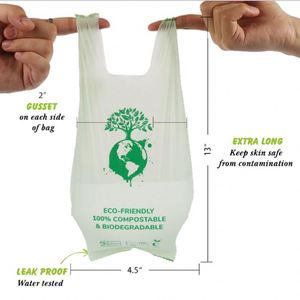 Eco Friendly Plastic Waterproof Strong Customizable Scent Added Degradable <b>Compostable</b> Custom Logo Low MOQ Bulk Dog Poop Bags - Product Image 4