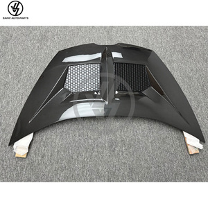 LB Style Dry Full Carbon Fiber Car Bonnet <b>Hood</b> for Lambo Huracan LP580 LP610 2014-2018 Carbon <b>Engine</b> Cover Body Kit Parts - Product Image 4
