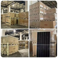 Modul Surya Bifasial Half Cell Longi Hi MO 7 LR8-66HGD 625W Kaca Ganda untuk Rumah dan Komersial