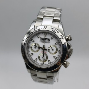 Reloj Deportivo de Moda SEILOCE Nuevo de Alta Calidad con Movimiento de Cronógrafo, Resistente al Agua, de Cuarzo VK63 y Acero Inoxidable para Hombre - Product Image 5