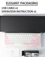 Clavier mécanique AFLION de fabrication chinoise, dernière génération, pleine taille, rétroéclairage RVB, USB Type-C, filaire, personnalisé, arabe, pour ordinateur de bureau, ordinateur portable, PC