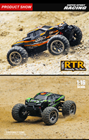 Voiture RC HOSHI N416 1/16 4x4, voiture télécommandée haute vitesse, 4 roues motrices, 36 km/h, monster truck supersonique tout-terrain, jouets de voiture RC