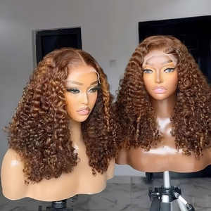 Peluca de Cabello Humano Vietnamita SDD, Corte Pixie Rizado, Cutícula Alineada, Sin Pegamento, Encaje Frontal HD, Cabello Natural Rizado - Product Image 1