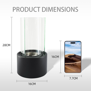 Moderna Mesa de Exterior con Chimenea de Bioetanol, Pequeña, Independiente, Portátil, para Fiestas - Product Image 5