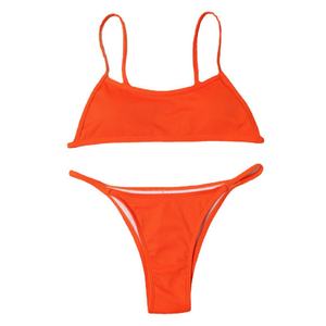 Nouvelle collection 2026 : Maillot de bain deux pièces push-up à col en V et taille haute pour femme, avec service OEM - Product Image 1
