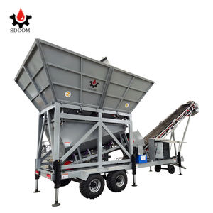 Mesin Teknik & Konstruksi 50 90m3/jam Konveyor Sabuk Pengaduk Beton Kering <span class=keywords><strong>Liebherr</strong></span> Mobile Concrete Batch <span class=keywords><strong>Plant</strong></span> - Product Image 3