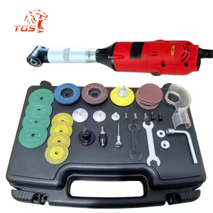 TGS Mini <span class=keywords><strong>Smerigliatrice</strong></span> <span class=keywords><strong>Angolare</strong></span> <span class=keywords><strong>Elettrica</strong></span> a Gomito da 90 Gradi per Lucidatura Legno, Molatura Pietra, Incisione e Pulizia Fughe Piastrelle in Ceramica - Product Image 1