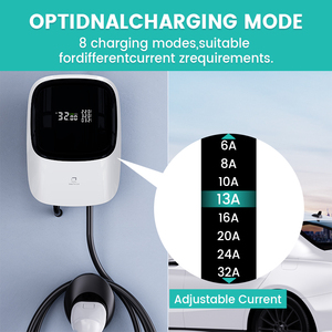 Nuovo caricabatterie elettrico da 7kw Byd EV veloce a parete per veicolo elettrico 1 fase 32A tipo 1/tipo 2 GBT Evse per <span class=keywords><strong>auto</strong></span> modello 3 elettrico - Product Image 4