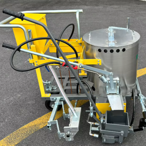 Double Line Striping Machine For Courts & Parking Lots - Adjustable Floor Tape Applicator With Multiple Tapes