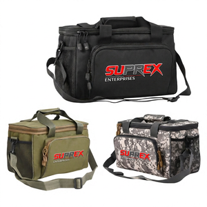 Sac de pêche en toile de grande capacité, organisateur de rangement multifonctionnel, Portable pour le camping et la randonnée - Product Image 5