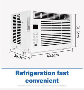 Btronics 6000btu cửa sổ làm mát <span class=keywords><strong>AC</strong></span> đơn vị 0.5ton cửa sổ điều hòa không khí tất cả trong một combo tường trong nhà nhà máy điều hòa không khí OEM - Product Image 2