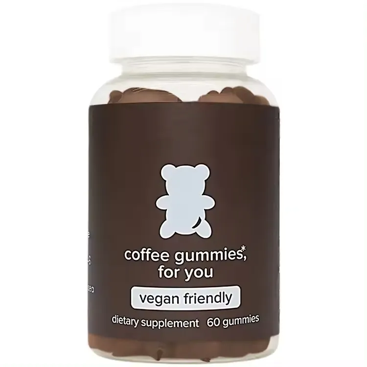 Commercio all'ingrosso OEM perdita di peso caffè Gummies soppressore dell'appetito bruciagrassi energia Gummies