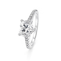 Bague en moissanite S925, forme poire, plaquée or blanc avec certificat GRA, bijoux de fiançailles classiques pour femmes
