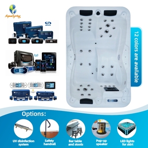Spa extérieur pour 3 personnes, spa à remous en acrylique Aristech, système Balboa Gecko Joyonway, bain à remous, <span class=keywords><strong>jacuzzi</strong></span>, bacs à spa <span class=keywords><strong>avec</strong></span> éclairage <span class=keywords><strong>LED</strong></span> - Product Image 2