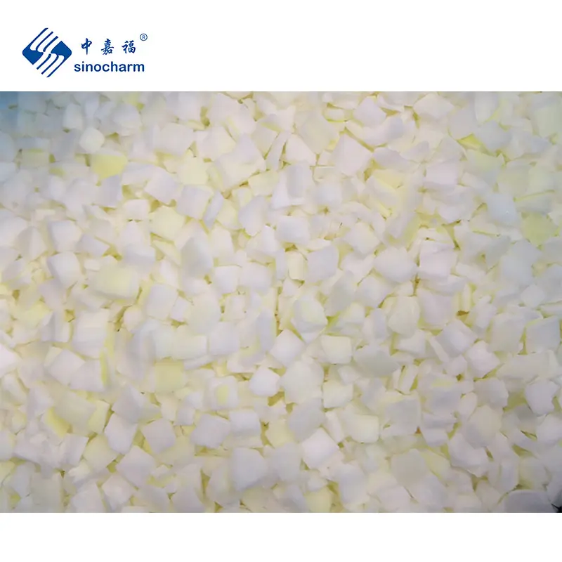 Sino charm IQF Gemüse geschnittene Würfel Großhandels preis Bulk 10*10mm gewürfelte gefrorene Zwiebel mit BRC A.