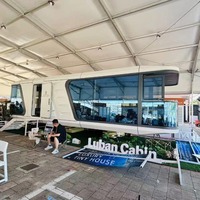 Villa préfabriquée moderne de luxe en conteneur, 2 à 4 chambres, maison modulaire mobile et détachable, capsule spatiale, cuisine, salle de bain, hôtels