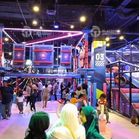Équipement de parc d'attractions, conception et fabrication de terrains de jeux intérieurs clés en main pour les projets de centres commerciaux