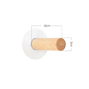 <span class=keywords><strong>En</strong></span> <span class=keywords><strong>Bois</strong></span> Massif <span class=keywords><strong>naturel</strong></span> Patères Mural Créatif Vintage Unique Organisateur Cintres - Product Image 6