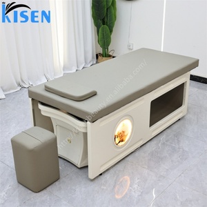 Kisen Fashion Lit de lavage de cheveux moderne, facilement déplaçable, table de massage pour spa capillaire, lit de salon de bonne qualité - Product Image 1