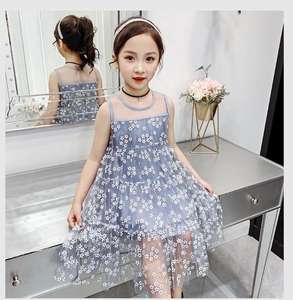 Robe de princesse en dentelle florale de style coréen pour bébé fille, idéale pour les mariages et les anniversaires, fournisseur chinois - Product Image 3