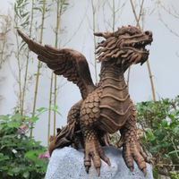 Statues d'animaux et modèles de dragons personnalisés imprimés en 3D Décor de jardin de villa intérieur/extérieur écologique Couleur et taille personnalisables