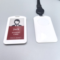 ESL Bluetooth NFC 4 colori E-Paper nome Badge E-ink elettronico nome Tag Display digitale carta d'identità Badge di lavoro programmato da Android