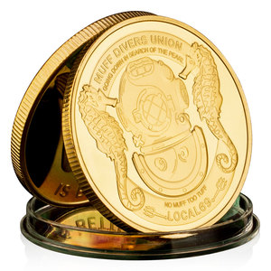 Đi xuống trong tìm kiếm của Ngọc Trai muff thợ lặn Công Đoàn sưu tập vàng bạc mạ đồng xu lưu niệm Đồng Xu Kỷ Niệm - Product Image 2