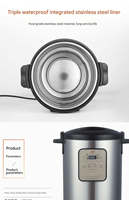 Yaourtière Commerciale Entièrement Automatique Grande Capacité 12L pour Smoothies aux Fruits, Vin de Riz Sucré et Fermentation Enzymatique