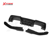 Diffuseur arrière sous le pare-chocs style AD en fibre de carbone sèche XTREME, lèvre inférieure de pare-chocs arrière, kit carrosserie pour BMW G80 G81 M3 G82 G83 M4