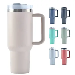 Wholesale Gen 2 40oz Adventure Quencher Travel Tumbler Mug With Silicone Handle And Straw 40oz Travel Mug