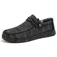 Chaussures en toile personnalisées avec logo World-win, Zapatos De Lona, chaussures bateau décontractées, chaussures confortables à enfiler pour hommes