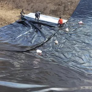 매끄러운 막 반대로 부식 반대로 누수 기술 Geomembrane 중국 공급자 더 싼 수영장 안대기 수영장 강선