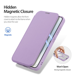 Funda magnética para teléfono con ranuras para tarjetas, adecuada para Samsung S25 Plus, con soporte, funda de cuero tipo cartera para negocios - Product Image 3