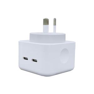Nuevo Us Eu Uk Aus 40W Pd Super carga rápida Mini doble Usb C <span class=keywords><strong>cargador</strong></span> de pared Saa <span class=keywords><strong>certificado</strong></span> tipo C <span class=keywords><strong>cargador</strong></span> de pared portátil <span class=keywords><strong>Iphone</strong></span> - Product Image 1