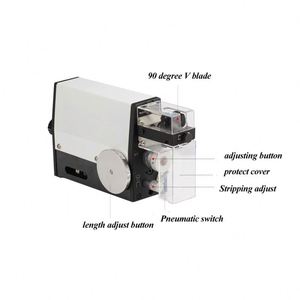Máquina peladora de cables inductiva portátil de cuchilla rotativa de fábrica máquina peladora de cables neumática - Product Image 5
