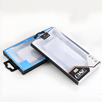 Emballage de téléphone en carton personnalisé de luxe, recyclable, respectueux de l'environnement, avec revêtement UV, gaufrage, fenêtre transparente, OEM
