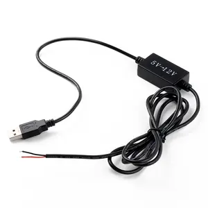 Usb To Dc 5v Dc 9v Dc12v Cable Usb Power Boost Line Usb To Dc 5.5*2.1mm Charging Cable