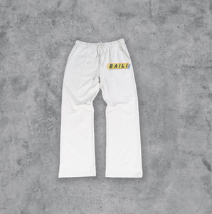 Conjunto de sudadera y pantalones de chándal con estampado de rizo en blanco personalizado, chándales informales de peso pesado de lana 100%, conjuntos de pantalones de chándal deportivos con capucha - Product Image 3