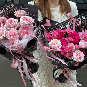 Materiales de envoltura de flores <span class=keywords><strong>LUCIA</strong></span>, suministros de envoltura de ramo, papel de regalo de flores para el Día de San Valentín LF160685 - Product Image 6