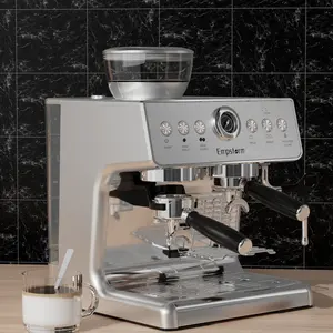 Mesin kopi elektrik, pembuat kopi espresso 20 bar, pompa Italia kelas atas 220V harga terjangkau