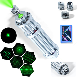 แท่งเลเซอร์สีเขียวชาร์จไฟได้แบบ USB ลำแสงที่มองเห็นได้ดีไซน์กะทัดรัดเพื่อความสนุกสนานการสอนและการนำเสนอในร่ม - Product Image 1