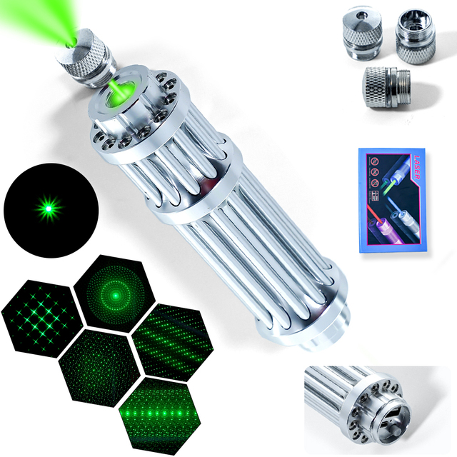 USB Rechargeable Green Laser Stick Visible Beam, Compact Design for Pet Fun, Teaching and Indoor Presentation Use