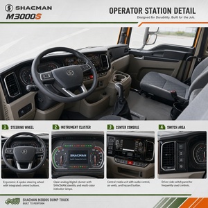รถบรรทุกดัมพ์มือ<span class=keywords><strong>สอง</strong></span> SHACMAN M3000S 6x4 ยูโร 3 พร้อมแผ่นป้ายทะเบียนเครื่องยนต์และรายละเอียดตัวถังที่ตรวจสอบแล้ว 8x4 /6*4 รถบรรทุกดัมพ์ Shacman - Product Image 6