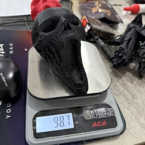 Scultura Gotica di Teschio Stampata in 3D, Decorazione per Scrivania, Ornamento per Scaffale, Regalo di Halloween - Product Image 5