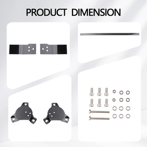 Barra de refuerzo delantera y trasera para E46 323 325 328 330, kit de mejora de aleación de aluminio - Product Image 4