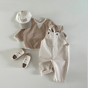 <span class=keywords><strong>Salopette</strong></span> en denim personnalisée Vêtements pour enfants garçons Combinaison en jean pour tout-petits Combinaison barboteuse d'automne pour bébé <span class=keywords><strong>garçon</strong></span> - Product Image 5